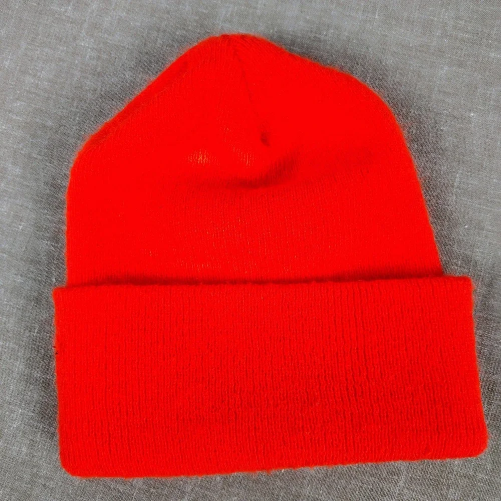 Carhartt Mens OS Watch Hat Beanie Bright Orange Acrylic Gorpcore Workwear hunt